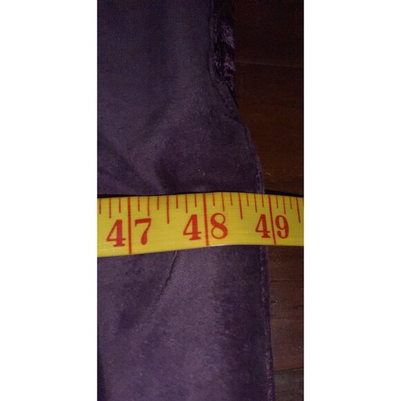 Plum & Gold Patchwork Table Cloth 49x49 Inches CBK India Boho Throw - Picture 5 of 7